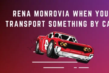 Rena Monrovia When You Transport Something By Car …