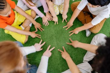 young learners and a teacher at a kindergarten Sunshine Coast has today