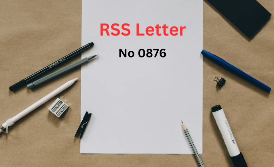 RSS Letter No 0876