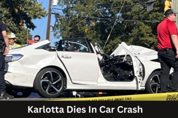 Karlotta Dies in Car Crash